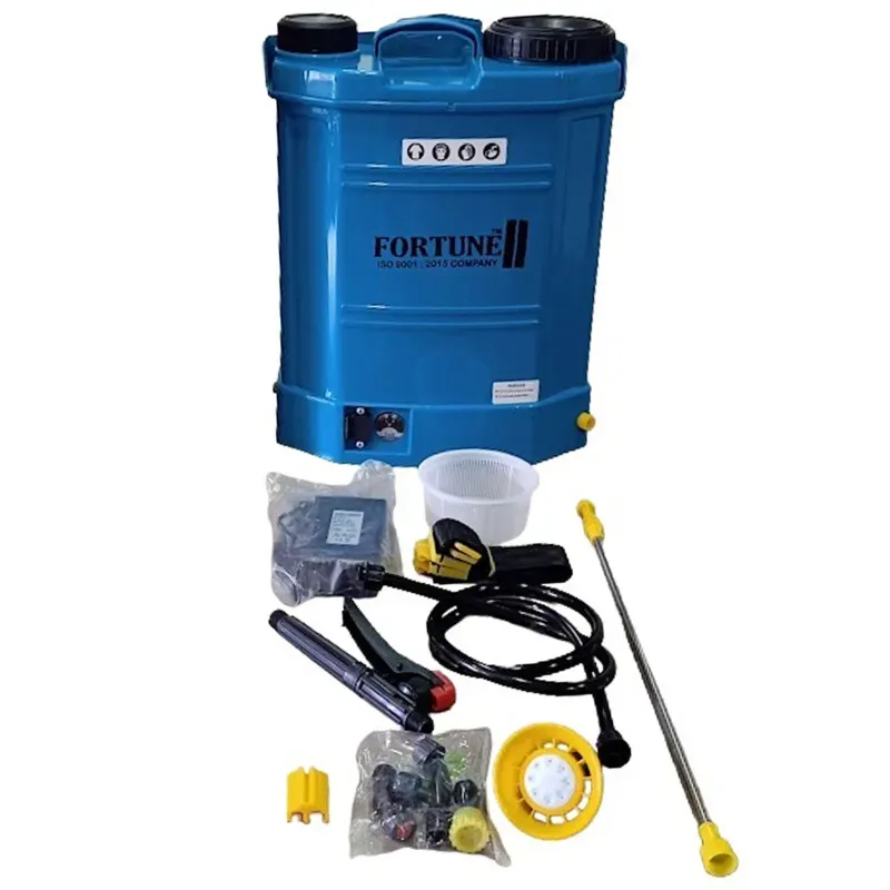 Fortune 20 Litre Square Shape Battery Sprayer With 12 V, 12 Ah Battery & Single Motor For Agricultural Usage