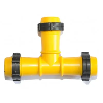 KSNM Tee Connector / 40 mm Lock for Irrigation Purposes (Pack of 5)