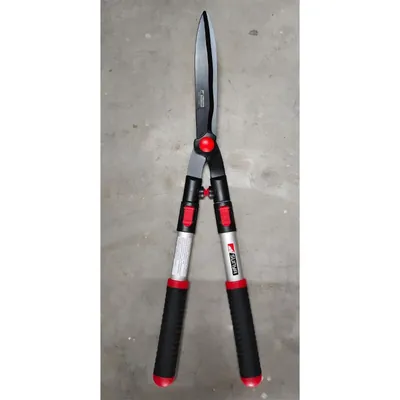 Sunya 23002E 29 Inch Telescopic Wavy Hedge Shears Extendable Heavy-Duty Garden Tool for Precise Trimming