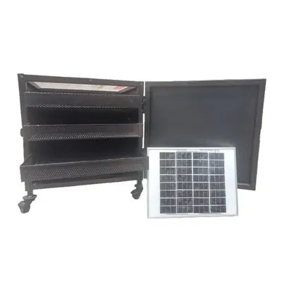 10 kg Solar Dryer With 10 W 12 V Solar Panel for Drying Vegetable, Fruit and Non Veg Item