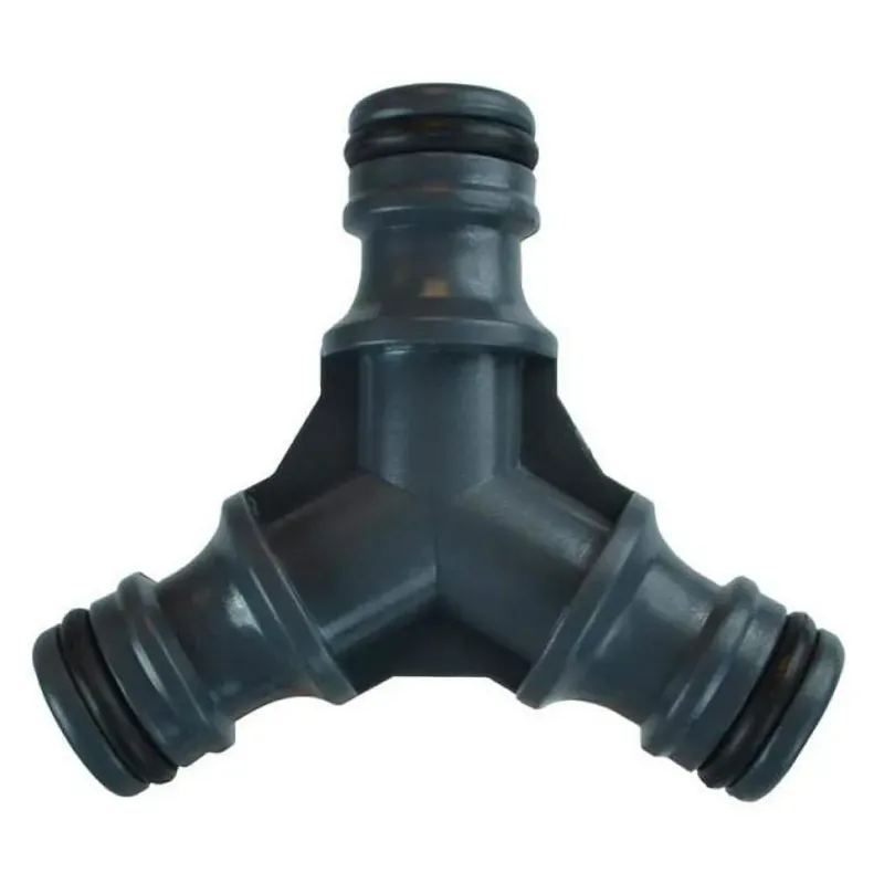 Spanco (SP-602) Three Way Hose Coupling (Pack of 2 Pieces)