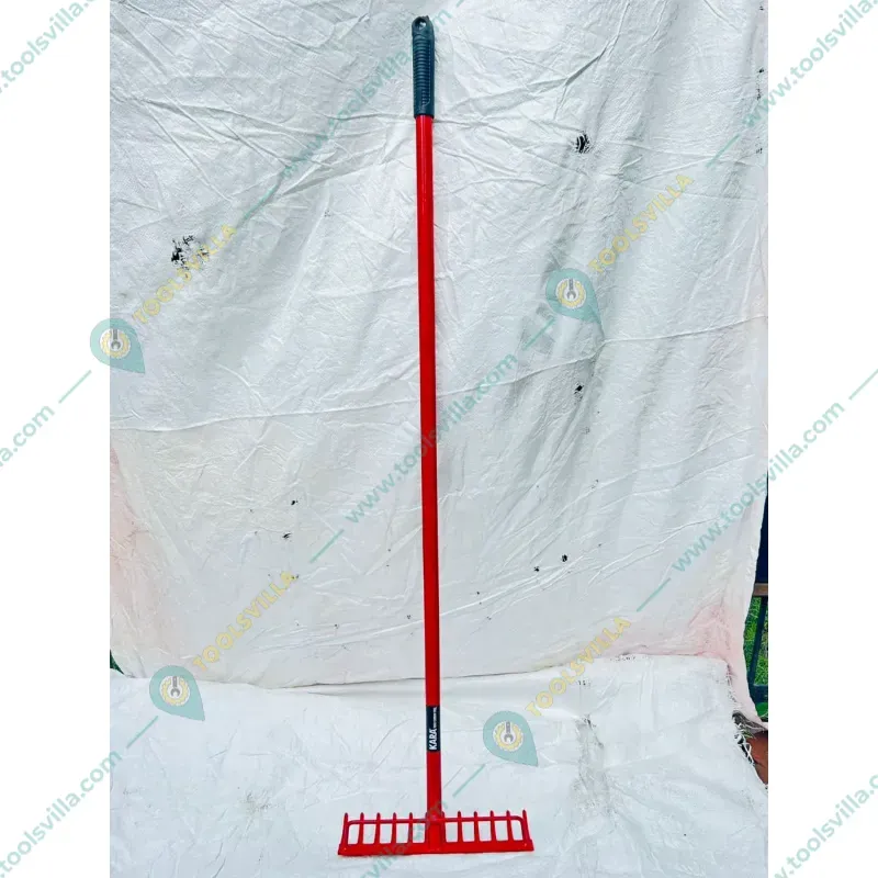 Heavy Duty Twelve Tins Garden Rake Without Handle, Metal Manual Rake For Home, Farming & Gardening (Model KR028)
