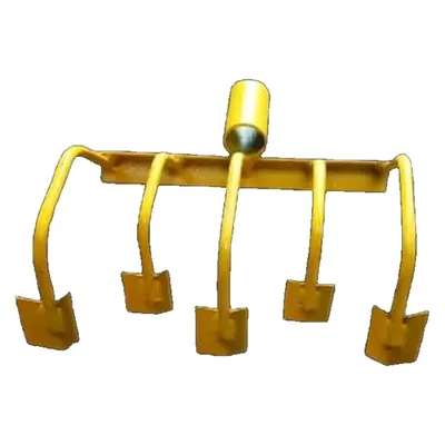 5 Teeth 9 Inch Culti Weeder with 8 mm Bar Blade/ Manual Weeder/ Without Handle/ Effective For Soil And Weed Removal