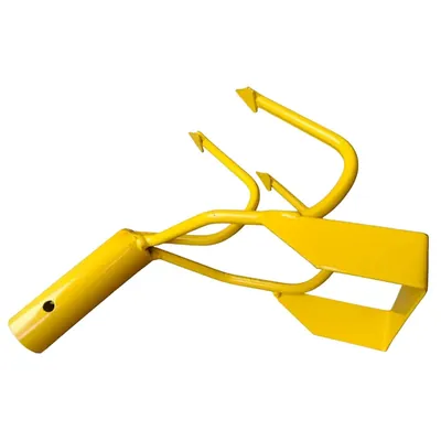 Bharat Agro 3 Teeth Culti Weeder with 4 Inch Blade/ Manual Weeder/ Without Handle/ Effective For Soil And Weed Removal