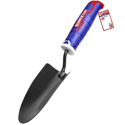 Emtop EHFTT858 Hand Trowel Of 13 Inch, Carbon Steel, Design For Gardening Purpose