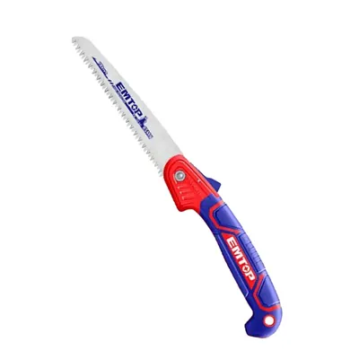 Emtop EHASF1801 Compact And Portable 7 Inch Folding Saw With Triple Teeth, Design For Fast Cutting With Less Effort