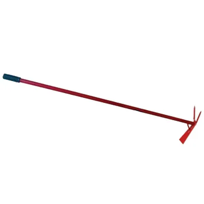 Heavy Duty Garden Two Pin "U" Bend Hoe, 4 ft Long Handle Used For Garden Work