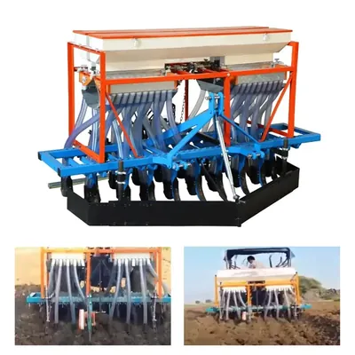 19 Tyne 38 Pipe Seed & Fertilizer Drill for Tractor 35 HP Onwards
