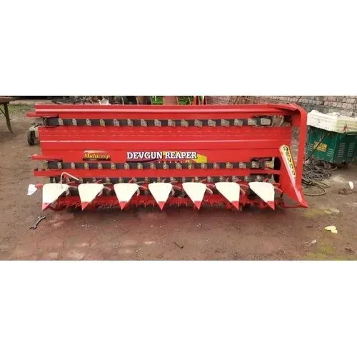Mild Steel 4 Conveyor Tractor Mounted Reaper For Agriculture, 30-50 HP