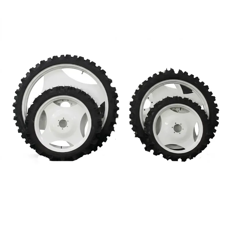 Dollss Narrow Tractor Wheel Set, 37 Inch Front & 52 Inch Back for Boom Sprayer & Farming