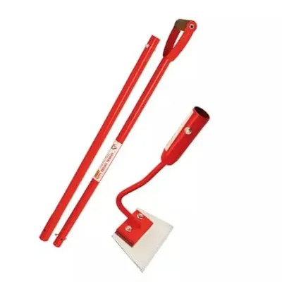 Global Nature Agro 9 Inch Trapezoid Hoe, Manual Weeder With 4.25 ft Handle, For Home, Farming & Gardening, GNTH-308