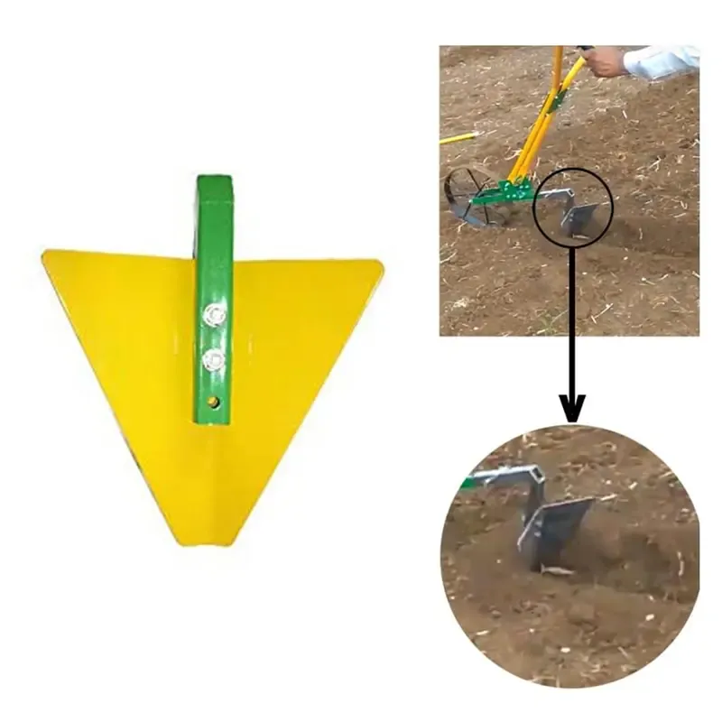 Parasmani Agritech Triangular Furrow Attachment for Manual Wheel Hoe