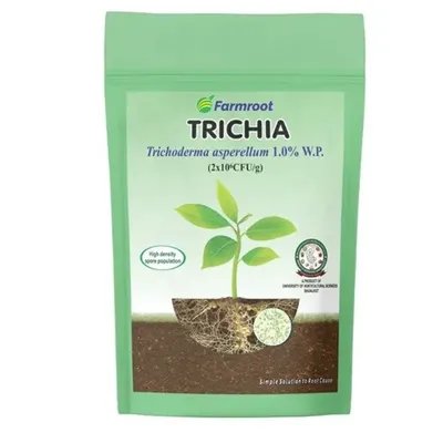 FARMROOT Trichia Trichoderma asperellum 1.0% W P For Fungicides, 1 kg