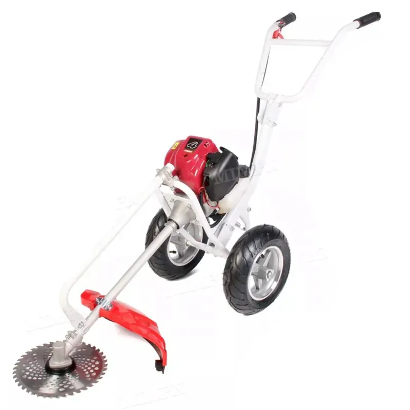 Orezen 4 Stroke 35 CC Trolley Type Brush Cutter / Grass Cutter Machine
