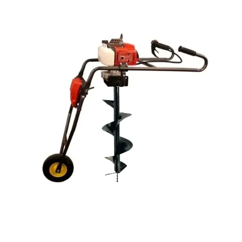 SPRAYMAN 68 CC Petrol Trolley Earth Auger with 10 Inch Bit, 2 Stroke Post Hole Digger SEA-7000T