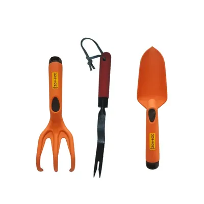 Unison Garden Trio : Cultivator, Trowel, Flat Weeder, 3 Hand Tools for Planting and Soil Work