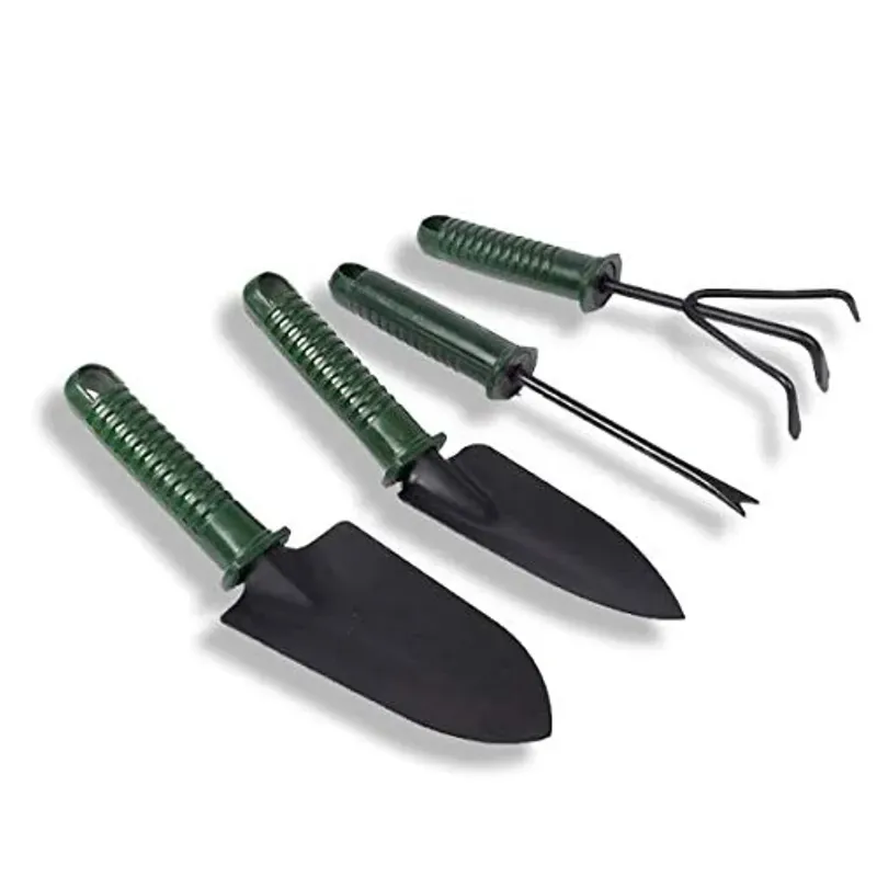 Jaiveer Garden Tools, Trowel, Transplanter, Cultivator and Weeder, Used for Effective Gardening (Pack of 4)