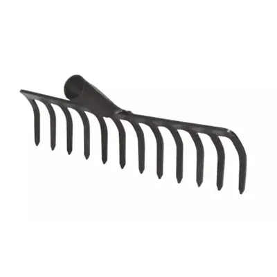 Global Nature Agro 12 Tine Garden Rake Without Handle, 12 Inch Blade, Metal Manual Rake For Home, Farming & Gardening (Model GNPGR-12-5005)