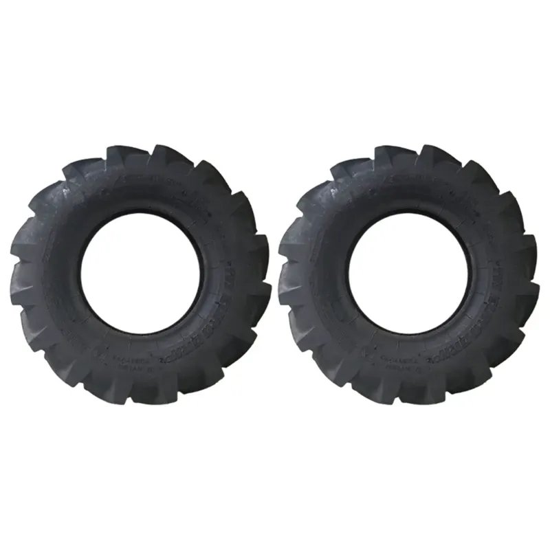 Set of 2 TVS Tyres (4.00 x 8) for Petrol & Diesel Power Weeders, For Agricultural Purposes