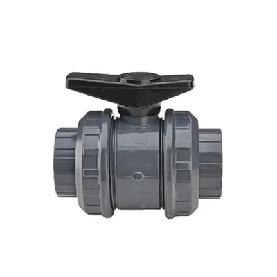 Jain 4 Inch (110 mm) Double Union Valve for Agriculture Irrigation High Pressure Detachable Ball Valve (1 Pc)