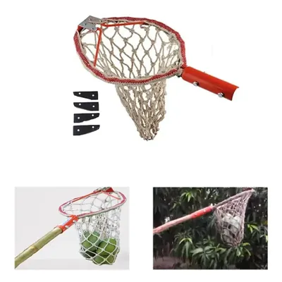 Universal Fruit Picker, Fruit Harvestor with 4 Blades & without Pole