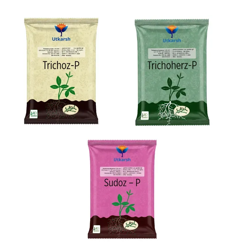Utkarsh Fungus Control Combo Pack, Trichoz-P(1 kg) + Trichoherz-P(1 kg) + Sudoz-P(1 kg)