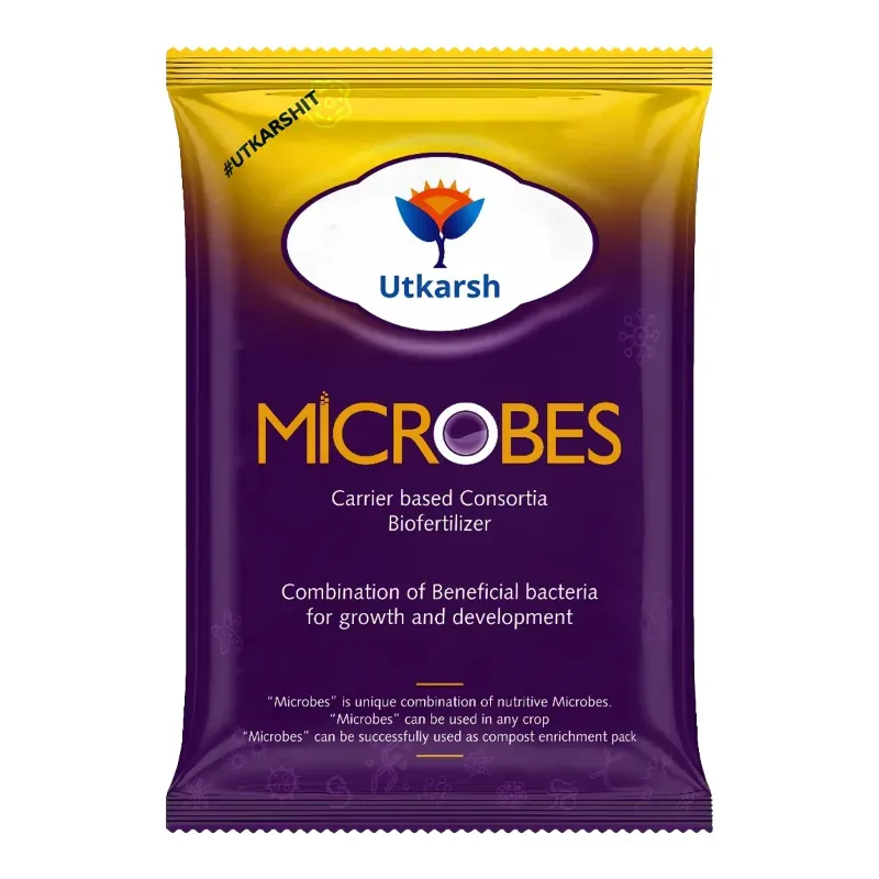 Utkarsh Microbes (Carrier Based Consortia Bio Fertilizer, Azotobacter, Acetobacter, Rhizobium), 900 g (Pack-1 x 900 g)