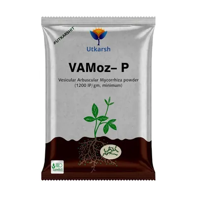 Utkarsh VAMoz-P (Mycorrhiza with 100 IP/gm) Bio Fertilizer for Stem Girth, Nutrient Absorption and Water Uptake, 900 g (Pack-1 x 900 g)