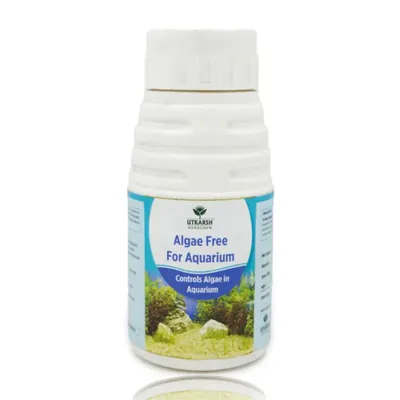 Utkarsh Algae Free for Aquarium Tank, Algae Cleaner, Liquid Algae Scraper for Fish Tank and Algae Remover, 250 ml