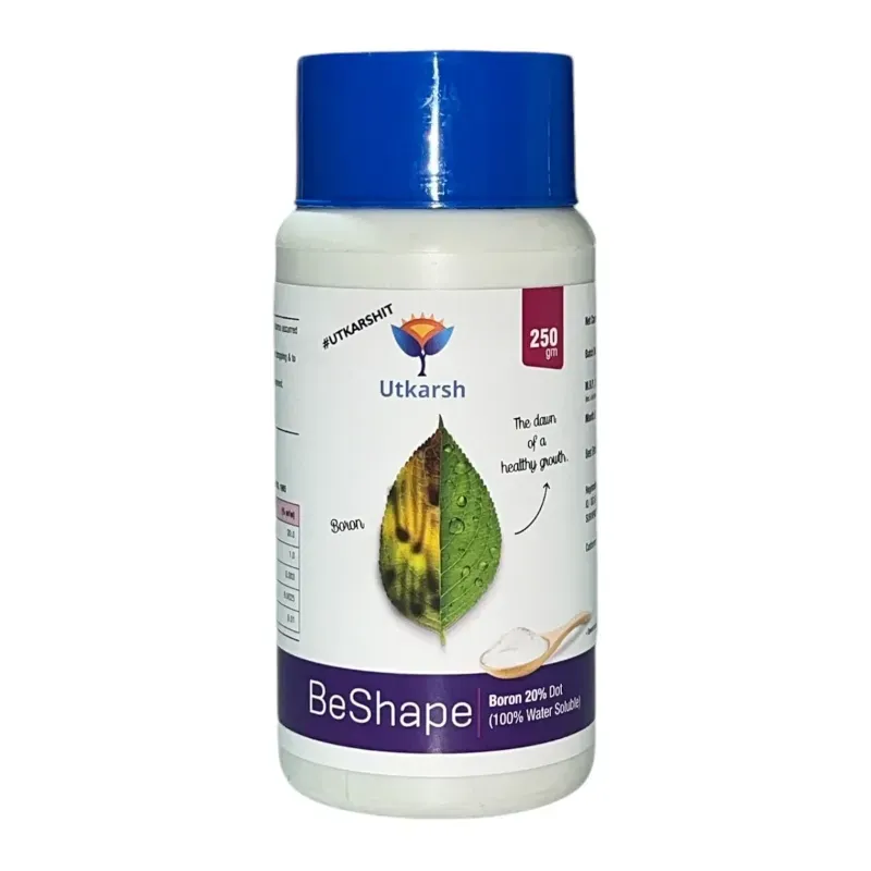 Utkarsh BeShape (Disodium Octaborate Tetrahydrate- Boron 20%, 100% Water Soluble, EDTA Chelated Fertilizers), 250 g