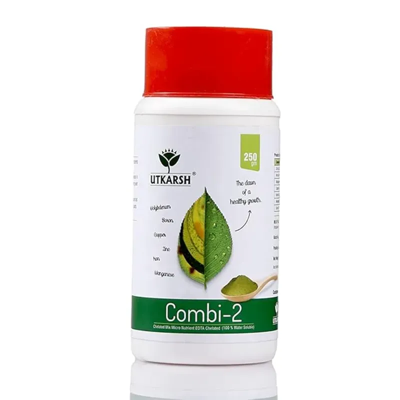 Utkarsh Combi-2 (EDTA Chelated Fertilizers, Mix Micronutrient), Prevents Mix Crop Deficiencies, 250 g