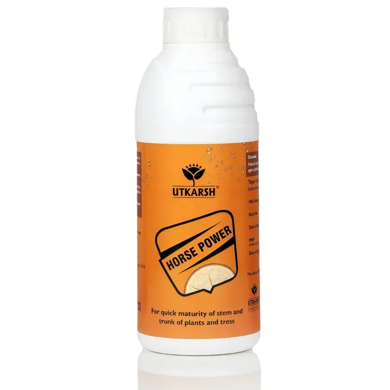 Utkarsh Horse Power (Ammonium Polyphosphate Fertilizer- NPK 10-34-00) for Quick Maturity of Stem and Trunk (Pack-1 x 1 Litre)