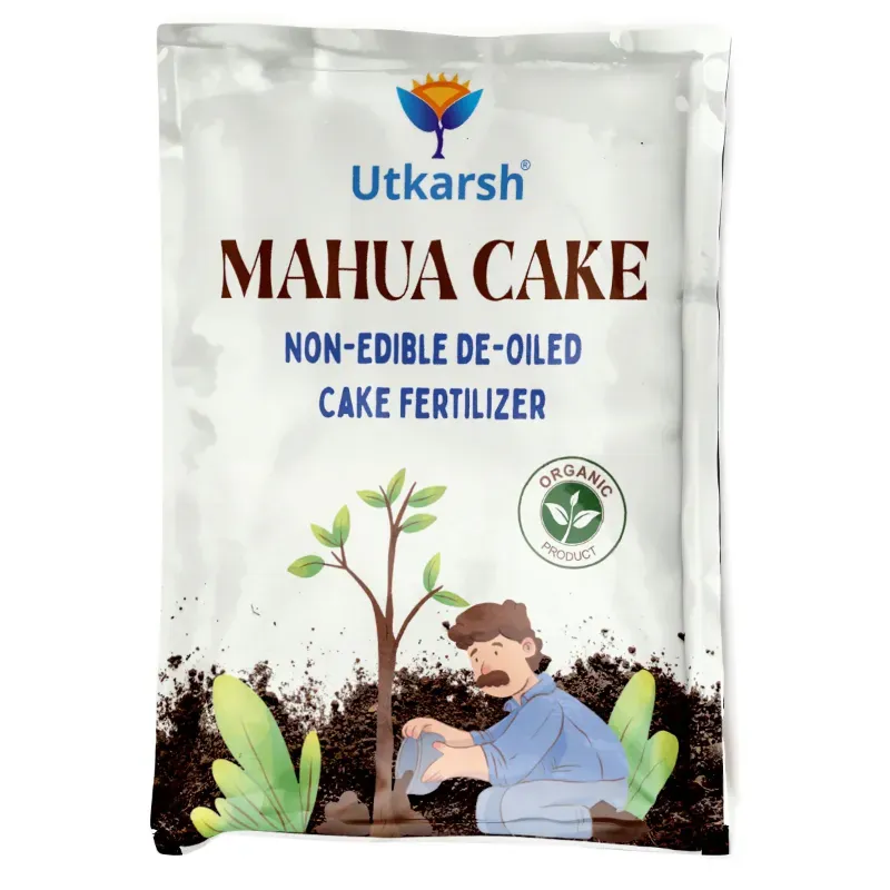 Utkarsh Mahua Cake for Plants, Organic Fertilizer, 900 g (Pack-1 x 900 g)