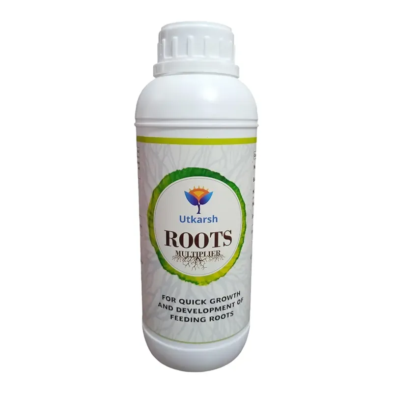 Utkarsh Roots Multiplier (For Quick Hairy Roots Formation) Plant Food for Healthy Roots, 1 Litre (Pack-1 x 1 Litre)