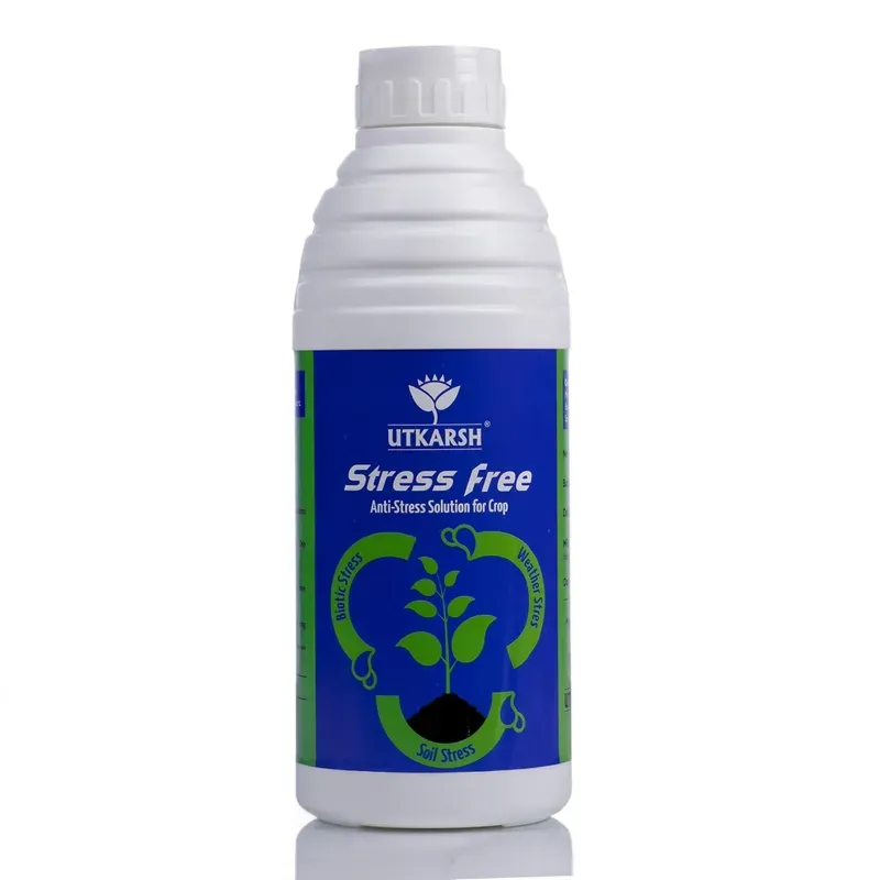 Utkarsh Stress Free (Anti-Stress Solution For Crop), Biostimulant, 1 Litre (Pack-1 x 1 Litre)
