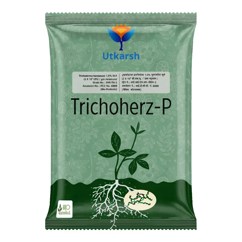Utkarsh Trichoherz-P (Trichoderma Harzianum 1% WP 2 x 10^6 CFU/gm) for Plants, Crops, and Home Gardening, 1 kg (Pack-1 x 1 kg)