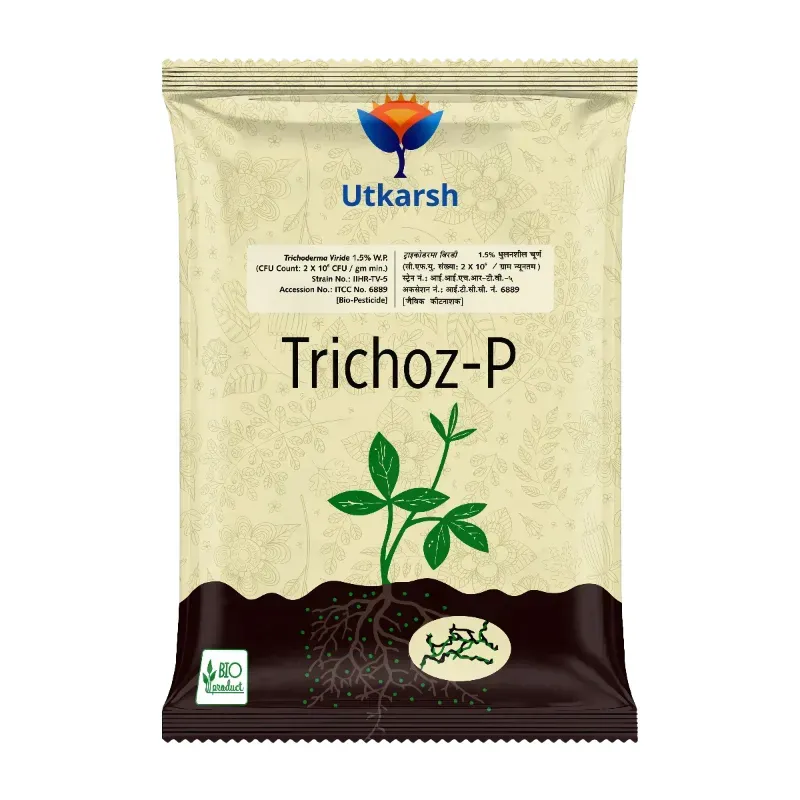 Utkarsh Trichoz-P (Trichoderma Viride 1.5% W.P : 2 x 10^6 CFU/gm min.) for Plants, Crops and Home Gardening, 1 kg (Pack-1 x 1 kg)