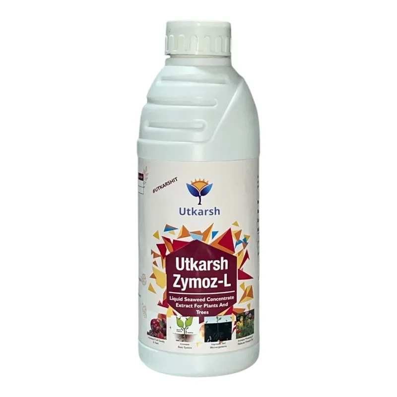 Utkarsh Zymoz (Liquid Seaweed Concentrate Extract For Plants And Trees), Biostimulant, 1 Litre (Pack-1 x 1 Litre)