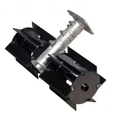 ZEYANG 28 mm Flat Weeder / Tiller Attachment for Petrol Brush Cutter