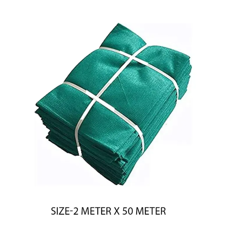 75 % UV Sunlight Protected Green Shade Net, Suitable for Home, Garden, Nursery (Size-2 m x 50 m)