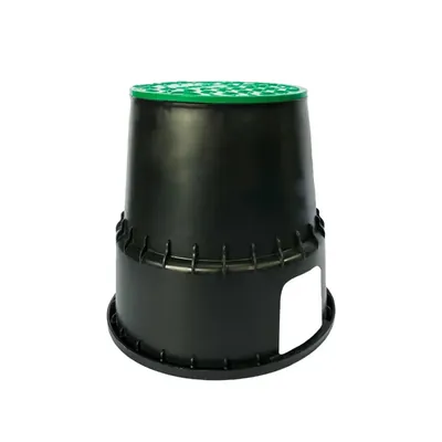 My Irigacio World 6-Inch Round Valve Box Heavy-Duty Commercial Grade for Irrigation & Sprinkler Valve Protection