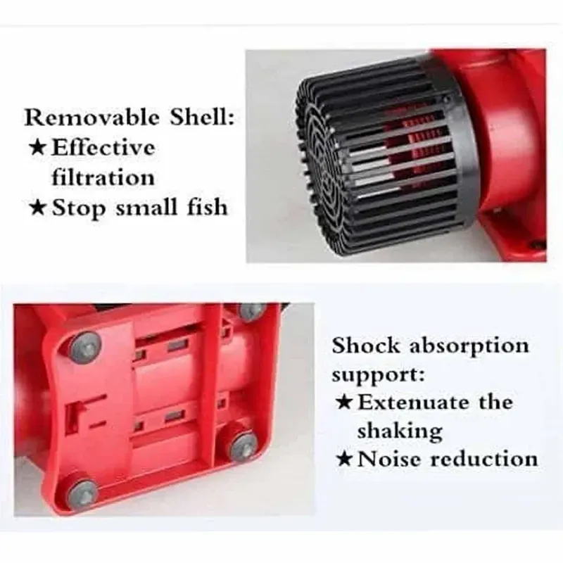 Sunsun 60 W JDP-6000 Water Pump, 6000 L/hr Variable Flow Submersible Pump for Ponds, Aquariums, & Hydroponics