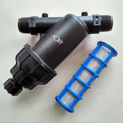 Heavy Duty Vasudha 3/4 Inch Screen Tap Mount Water Filter, 130 Micron For Drip Irrigation, Agriculture, Farming & Garden