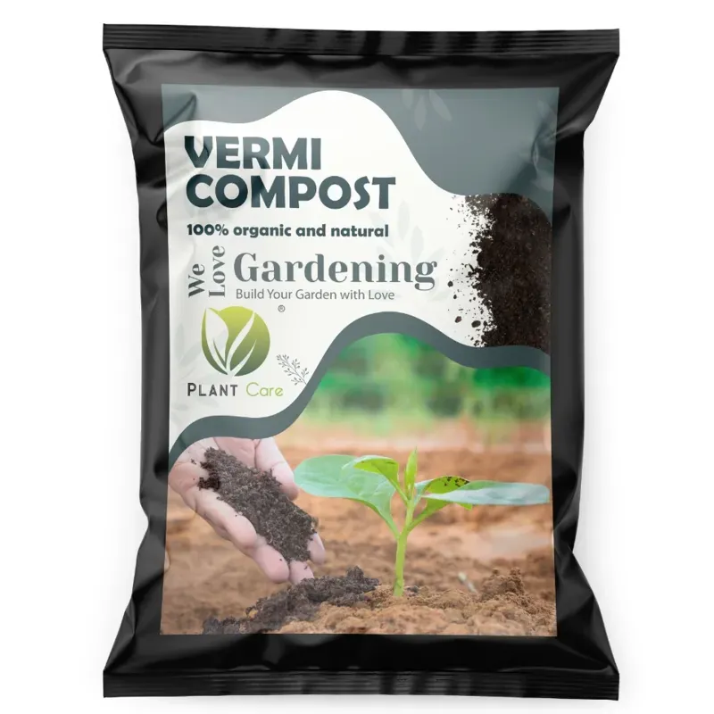 PLANT CARE Highly Effective Vermi Compost for Plants and Vegetables, Suitable for Garden and Nursery (Quantity-2.5 kg)