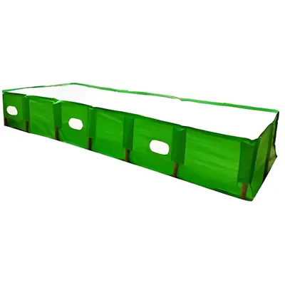 370 GSM HDPE Reusable Vermicompost Bed for Agriculture, Garden and Nursery (Size-6 x 4 x 2 ft)