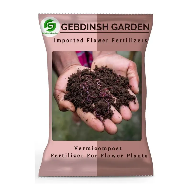 GEBDINSH 5 kg Vermicompost Powder Plant Fertilizer for Organic Garden Soil Nutrient Rich Natural Bio Conditioner