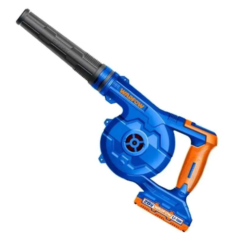Wadfow WBLP511, 20 V Cordless Lithium-Ion Blower with 1.5 Ah Battery and Charger for Lawn, Garden, Home, and Car Cleaning