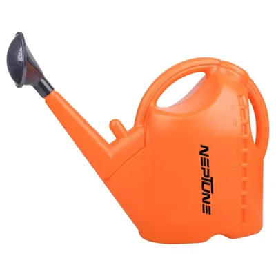 Neptune 10 Litre Orange Water Sprinkler Can With Sprinkler Cap For Plants & Garden, Indoor & Outdoor Usage