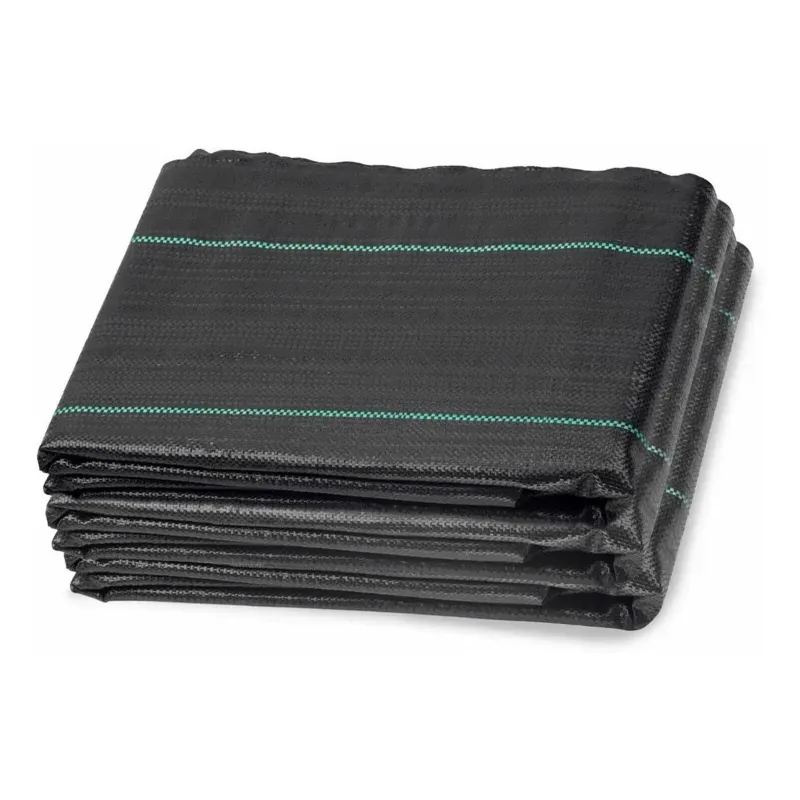 Singhal Premium 2 x 50 m Weed Control Barrier Sheet, Suitable for Home Garden, Nursery and Agricultural Field (Thickness-90 GSM)