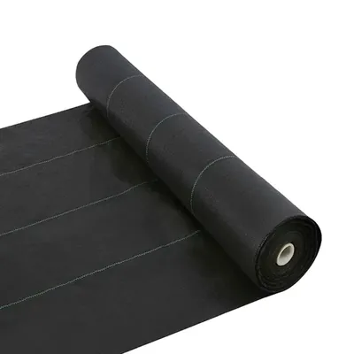 Siddhi Agritech 110 GSM 1 m x 50 m Weed Mat, Suitable for Agriculture, Horticulture and Nursery